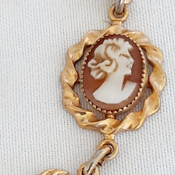 Vintage Amco cameo bracelet - Picture 3 of 4
